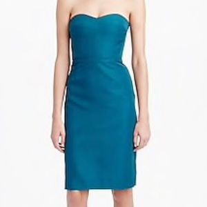 J. Crew Rory Strapless Dress Classic Faille